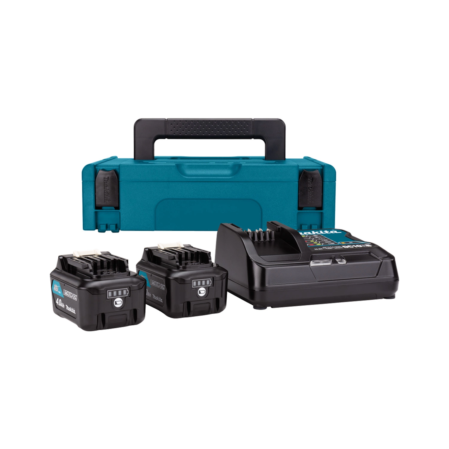 Makita 197641-2 10.8V - 12V Li-Ion Accu Starterset (2x 4,0Ah) + Lader In Mbox