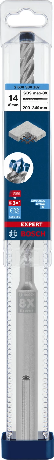 Bosch 2608900207 EXPERT Hamerboor SDS Max-8X - 14x200x340mm thumbnail 2