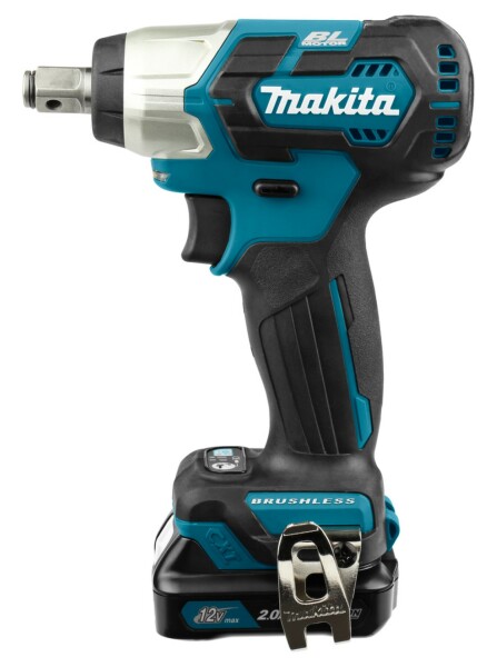 Makita TW161DSAJ 12V Li-Ion Accu Max Slagmoersleutel Set (2x 2.0Ah Accu) In Mbox - 165Nm - 1/2'' - Detailed view of the product