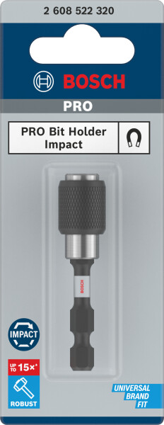 Bosch 2608522320 1/4"Impact Control Bithouder Quick Release - 60mm - Detailed view of the product
