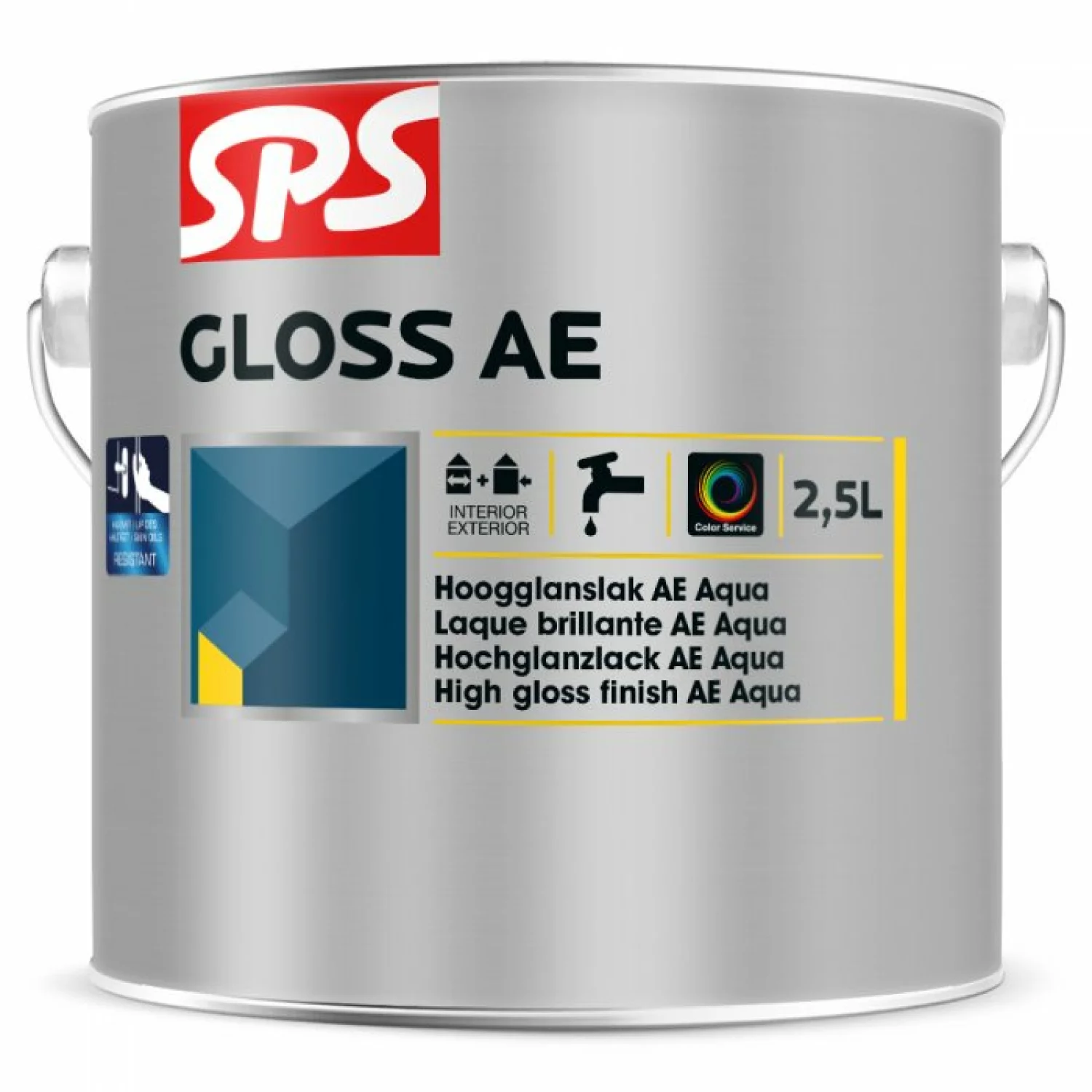 SPS Gloss AE Lak - Op Kleur Gemengd - 2,5L