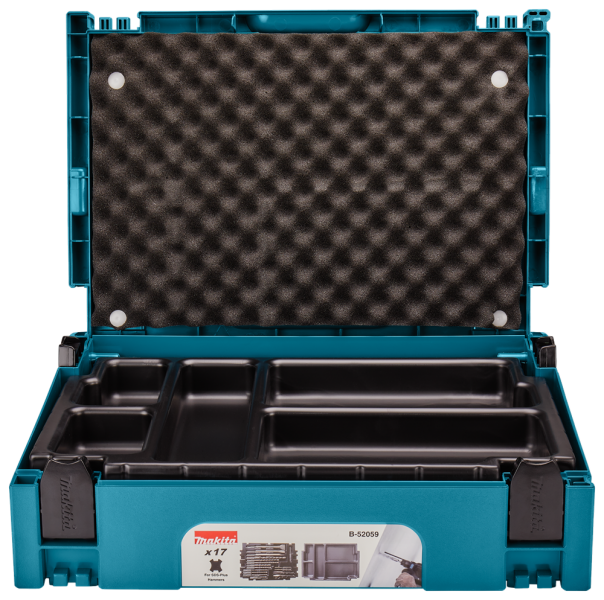 Makita B-52059 17-delige SDS-plus Boor / Beitel Set In Mbox - Detailed view of the product