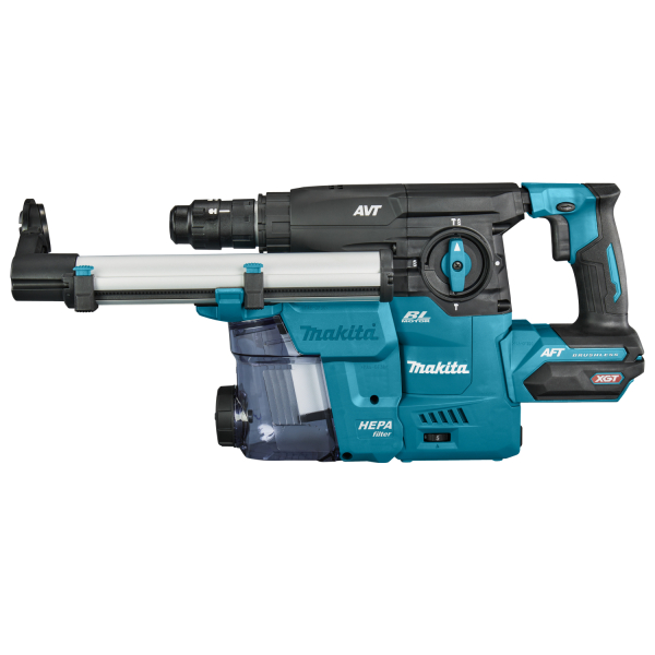 Makita HR009GZ02 XGT 40V Max Combihamer Body Met Stofafzuiging In Kunststof Koffer - 3,9 J - Detailed view of the product