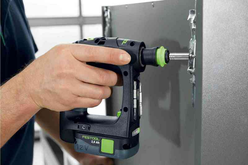 Festool CXS 12 2,5-Set 12V Li-ion Accu-schroefboormachine Set (2x 2.5Ah Accu) In Systainer - Detailed view of the product