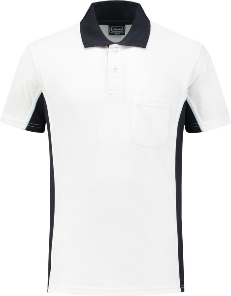 Workman Poloshirt-Bc White/Navy 3Xl
