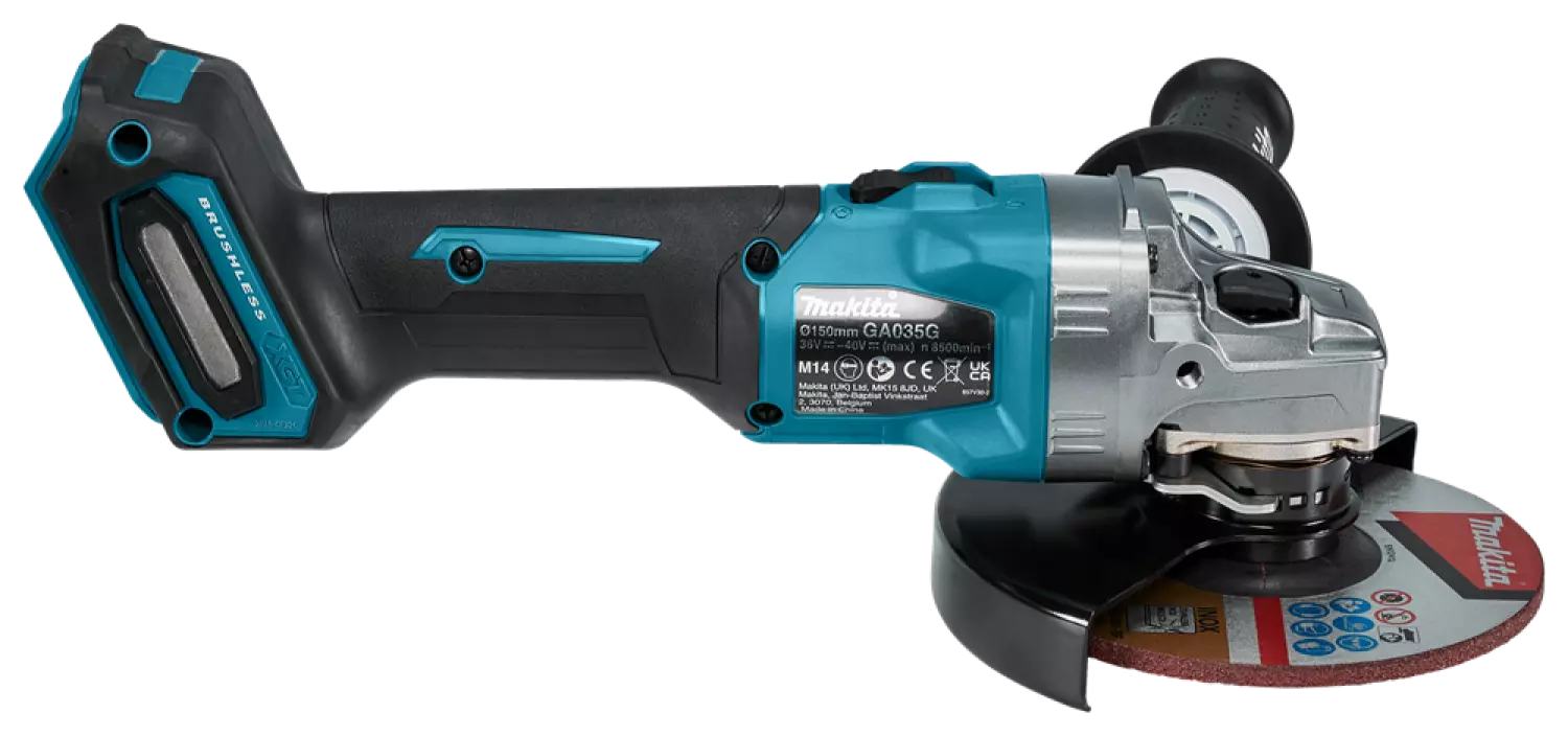 Makita GA035GZ XGT 40V Max Li-ion Accu Haakse Slijper 150 Mm Body thumbnail 4