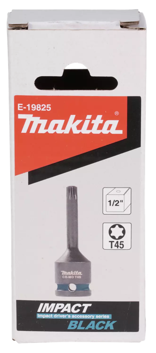 Makita E-19825 Slagschroefbit T45x78mm - Impact Black - 1/2"VK thumbnail 3