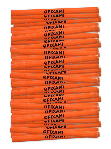 Fixami Timmermanspotlood - Oranje - 180mm (100st.)