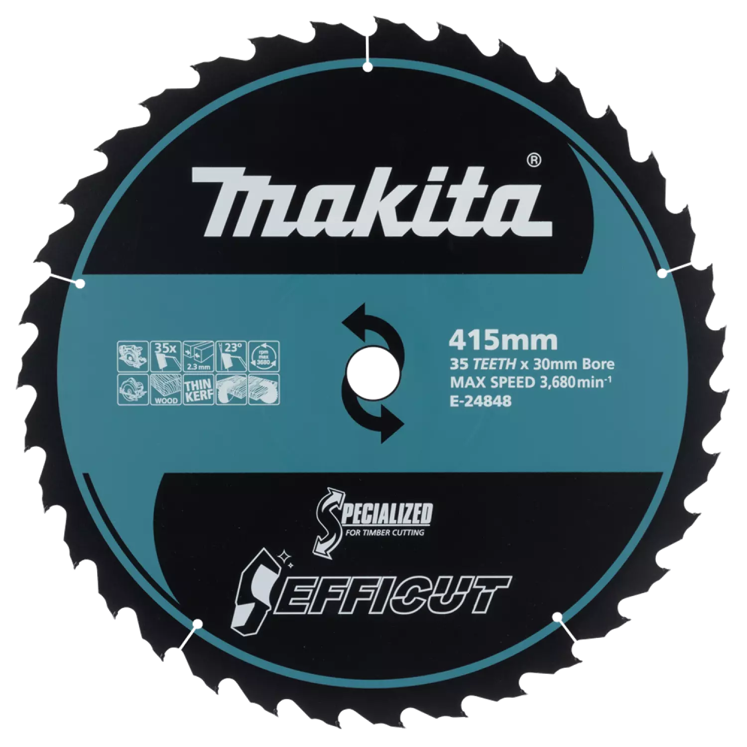 Makita E-24848 Zaagblad - 415 X 30 X 35T - Hout