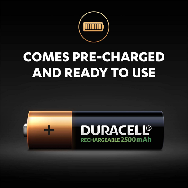 Duracell 3100000627 Oplaadbare Batterij NiMH AA A4 2100mAh - Detailed view of the product