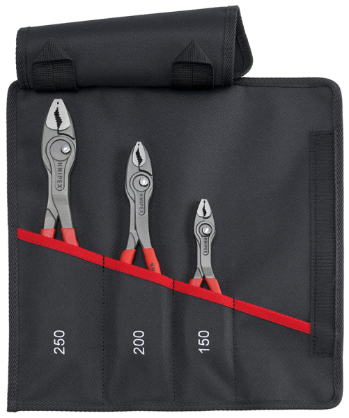 Knipex 00 19 61 V01 3-delige TwinGrip Voorgrijp Tangenset In Etui - 150/200/250mm