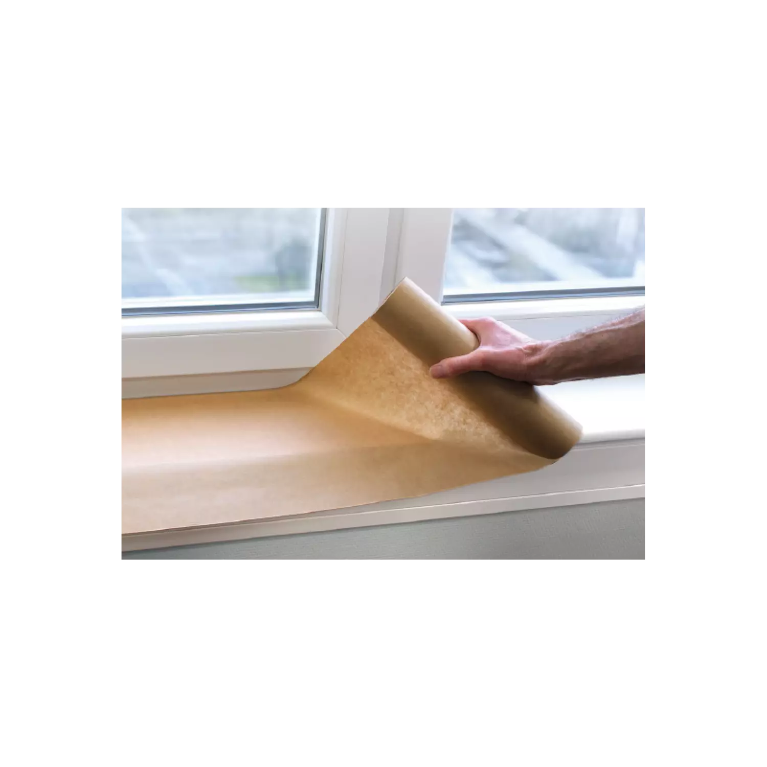 Kip 399 Express Mask Zelfklevend Maskeerpapier - Bruin - 150mm X 50m thumbnail 2