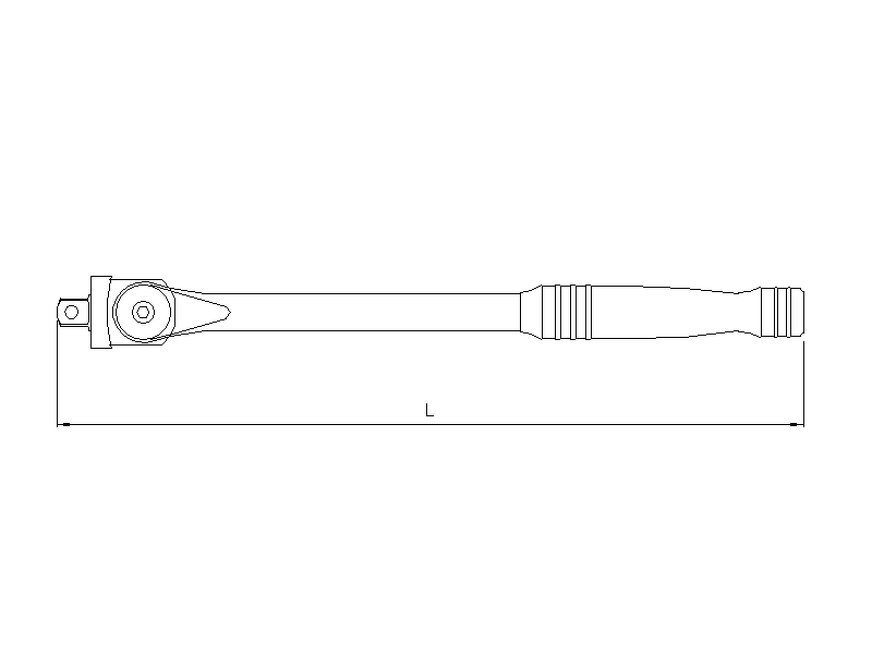 Sonic 7233600 Wringijzer 1/2'', Met Cardangewricht 600mm L - Detailed view of the product