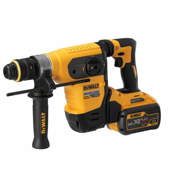 DeWALT DCH417X2-QW 54V Li-ion XR FlexVolt Accu Combihamer Set (2x 9.0Ah) Met 17-delige Accessoire Set In TSTAK - Detailed view of the product