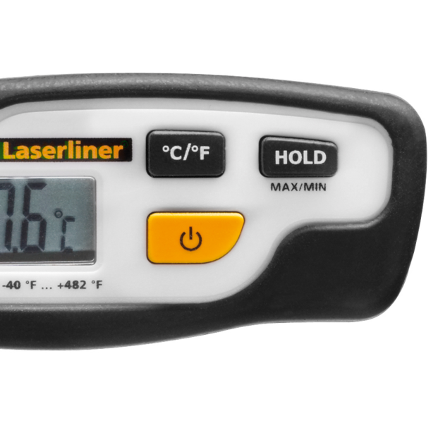 Laserliner Digitale ThermoTester Thermometer - -40°C-250°C - Detailed view of the product