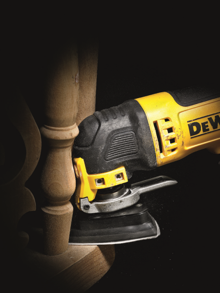 DeWALT DT20700 Universeel Multitool Schuurplateau - 93x93x93mm - Detailed view of the product