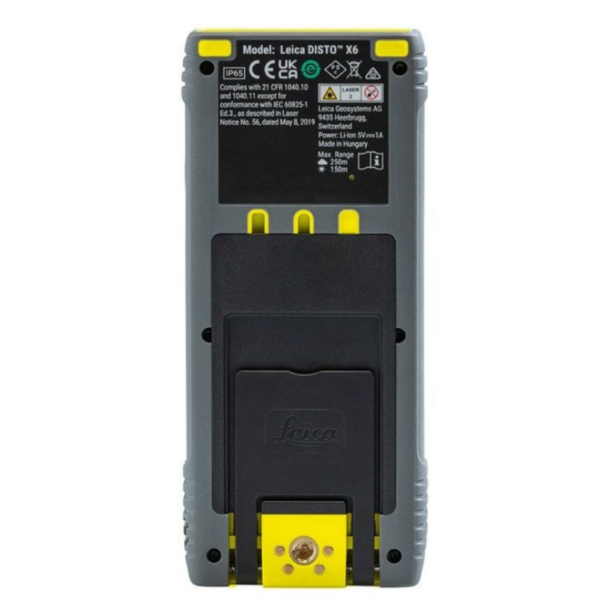 Leica Disto X6 Afstandsmeter In Tas - Bluetooth - 250m - IP65 - Detailed view of the product