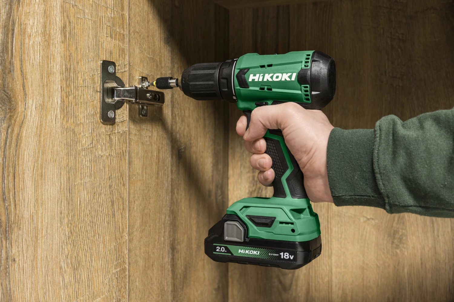 HiKOKI DS18DAWCZ 18V Li-ion Accu Boor-schroefmachine Set (2x2,0Ah) In Koffer thumbnail 3