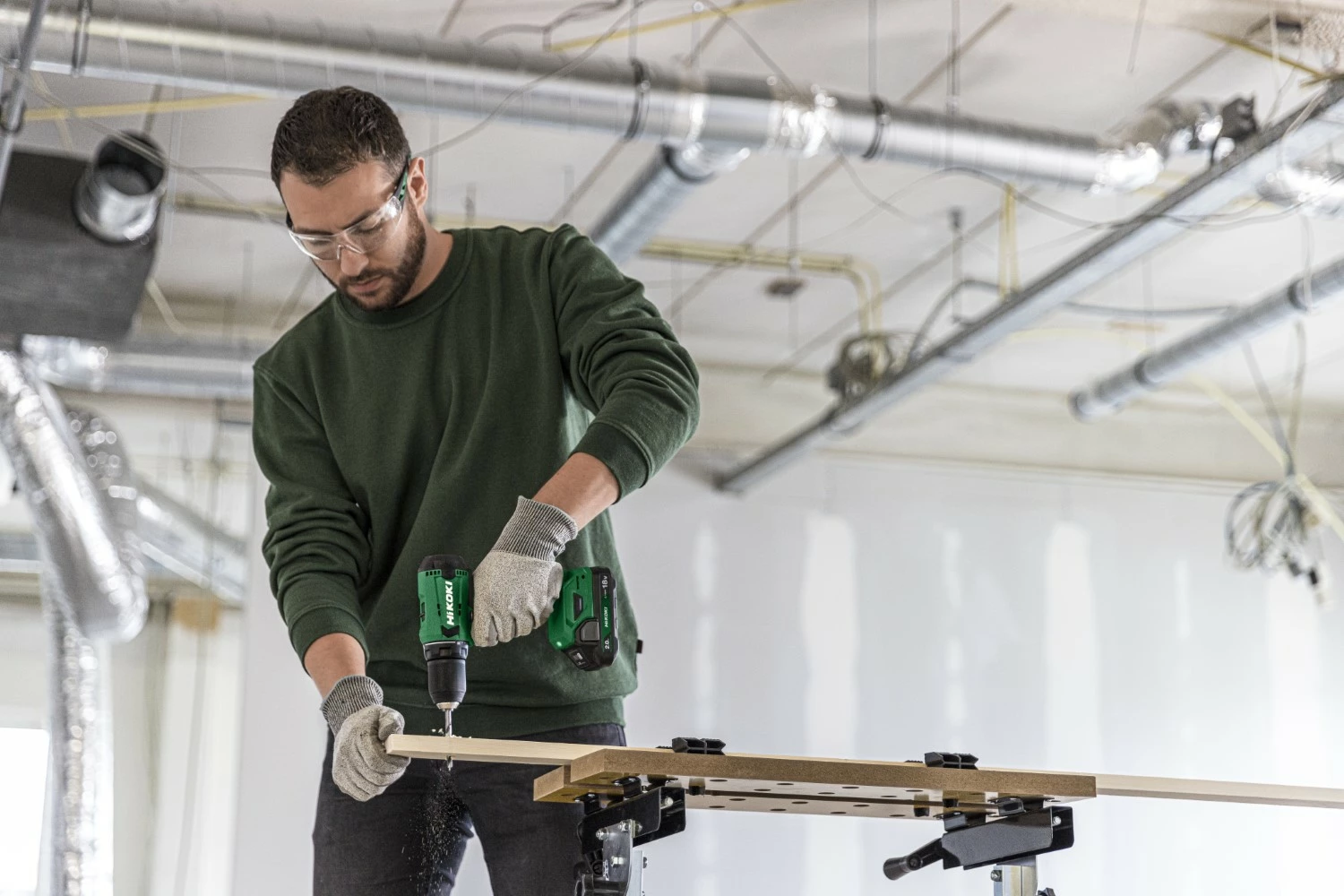 HiKOKI DS18DAWCZ 18V Li-ion Accu Boor-schroefmachine Set (2x2,0Ah) In Koffer thumbnail 4