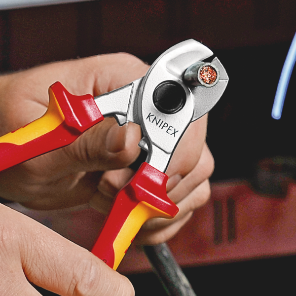 Knipex 95 26 165 VDE Kabelschaar - 165mm - Detailed view of the product