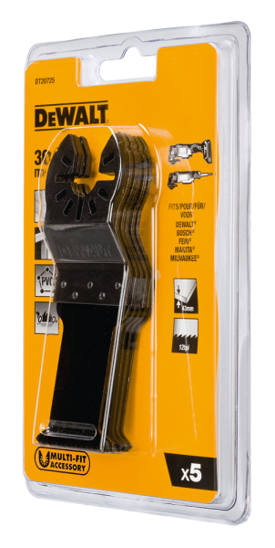DeWALT DT20725 HCS Invalzaagblad - 31mm (5st) - Detailed view of the product