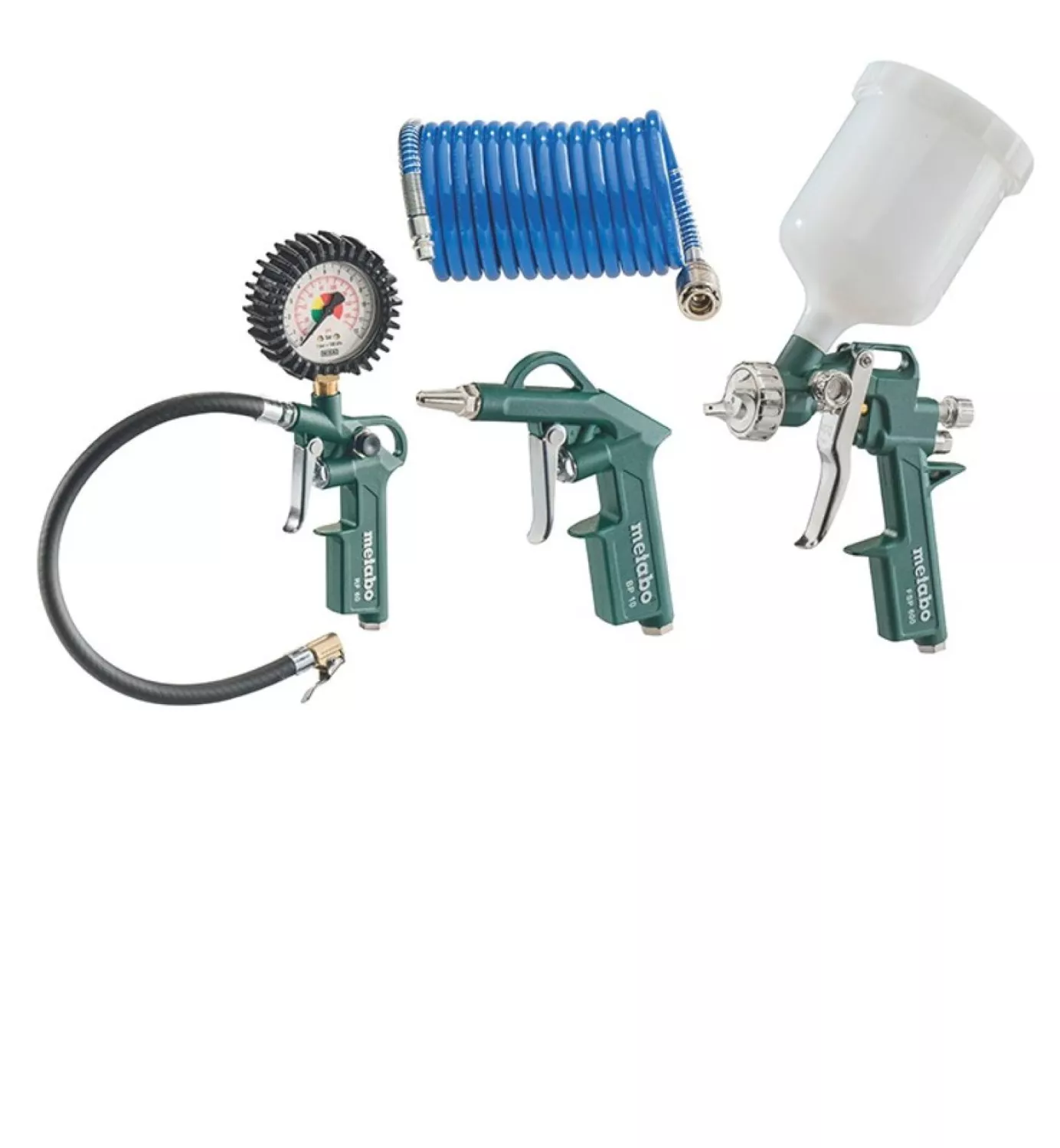 Metabo Basic 250-24 W Compressor + LPZ 4 toebehorenset - 1500W - 8 bar - 24L - 95 l/min