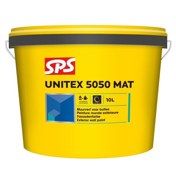 SPS Unitex 5050 Mat Muurverf - Op Kleur Gemengd - 10L