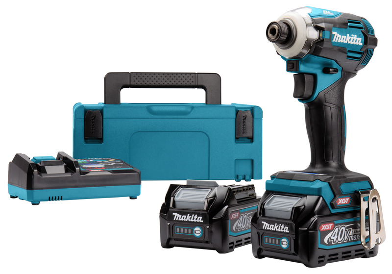 Makita TD001GD201 XGT 40V Max Li-Ion Accu Slagschroevendraaier Set (2x 2,5Ah) In Mbox - 210Nm - Koolborstelloos EAN: 88381896092