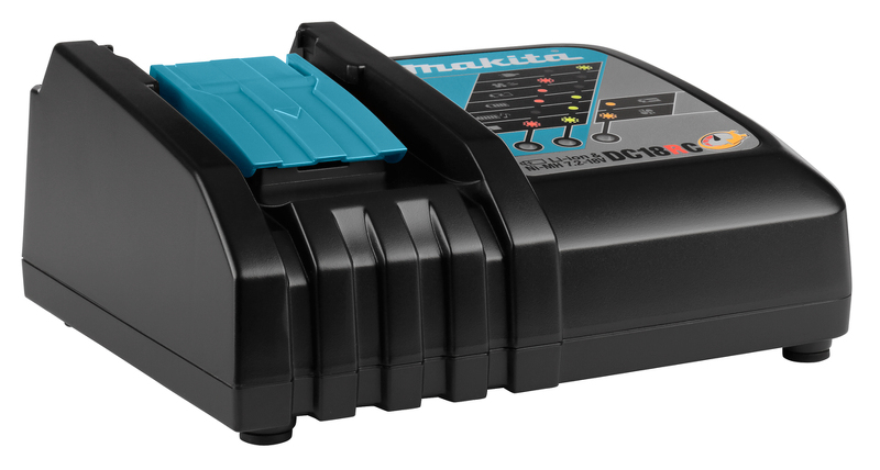 Makita DC18RC 14.4V - 18V Li-Ion Accu Snellader Met Actieve Koeling - Detailed view of the product