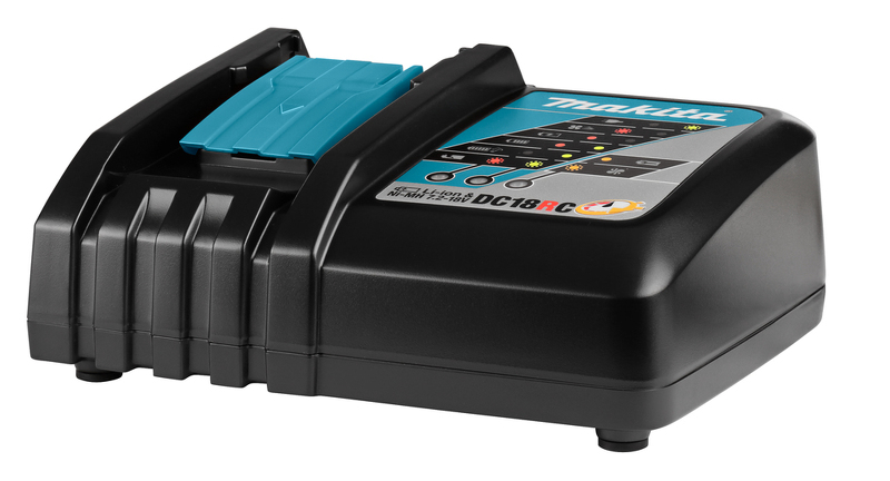 Makita DC18RC 14.4V - 18V Li-Ion Accu Snellader Met Actieve Koeling - Detailed view of the product