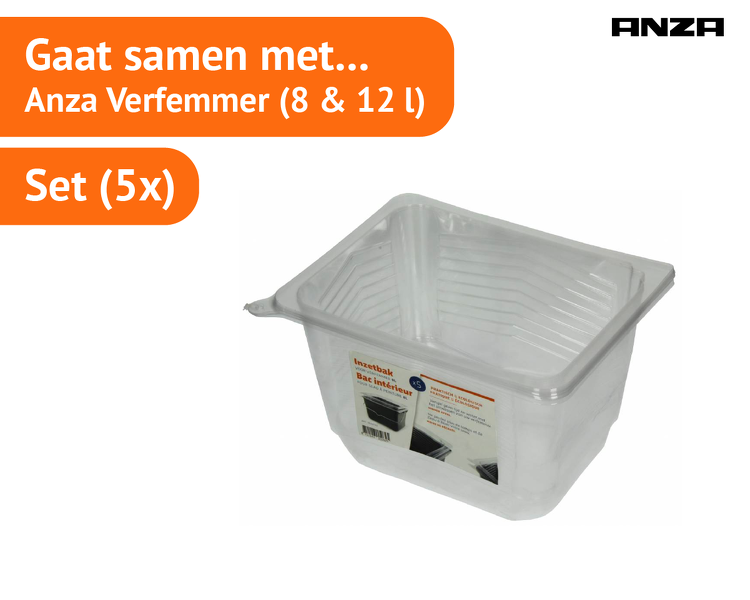 Anza Inzet / Binnen Emmer - 12 Liter (5st) - Detailed view of the product