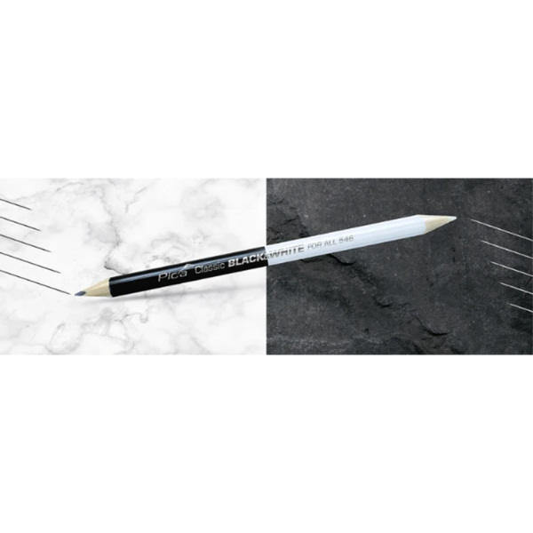 Pica 546/24 Markeerpotlood Black&White (1st) - Detailed view of the product