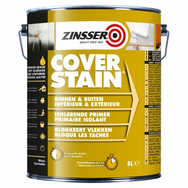 zinsser cover stain wit 5 ltr