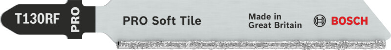 Bosch PRO T130RF Soft Tile Decoupeerzaagblad - 83 Mm - Tegels (3st) afbeelding