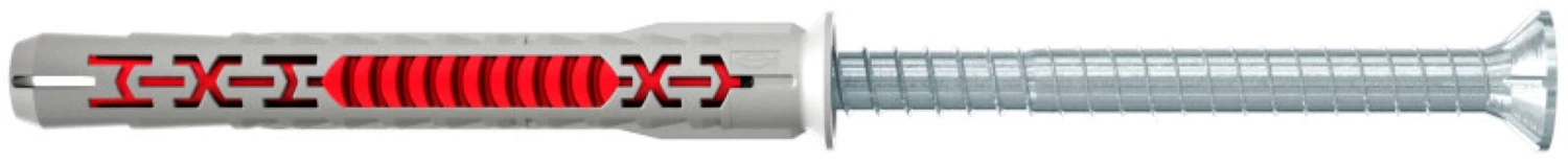 Fischer 562149 Constructieplug DuoXpand - TX30 - 8.0 X 80mm - Verzonken Kop - Voldraad - Verzinkt (50st)