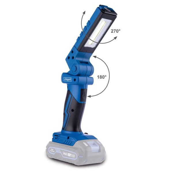Scheppach Accu Werklamp 20V C-WL20-X - 300Lm - Detailed view of the product