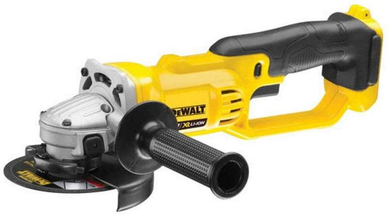 DeWALT DCG412NT 18V Li-ion XR Accu Haakse Slijper Body In TSTAK - 125mm - Detailed view of the product