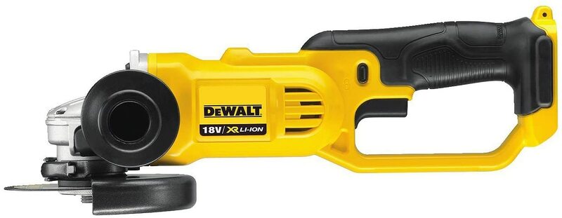 DeWALT DCG412NT 18V Li-ion XR Accu Haakse Slijper Body In TSTAK - 125mm - Detailed view of the product