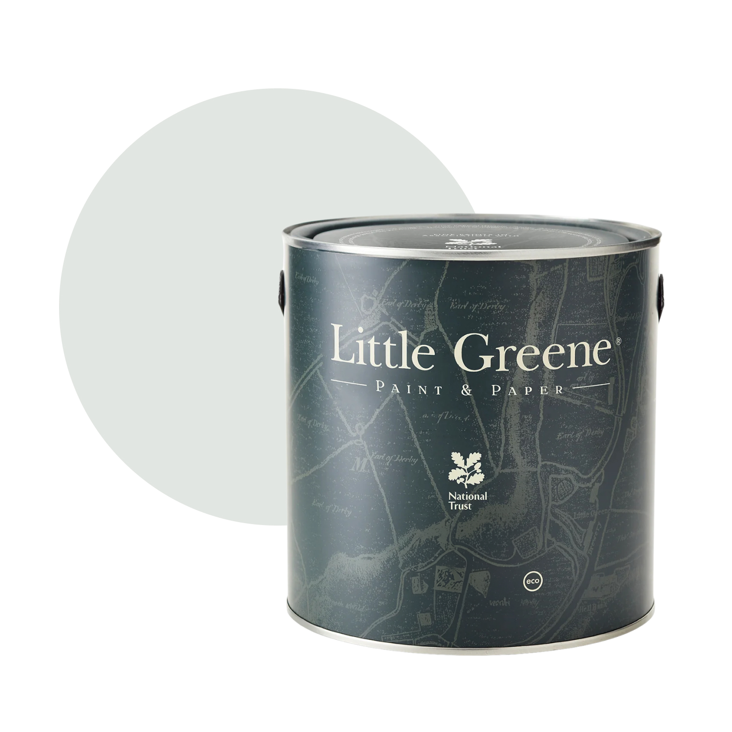 Little Greene Intelligent Matt Emulsion - Bone China Blue Pale No. 182 - 10L