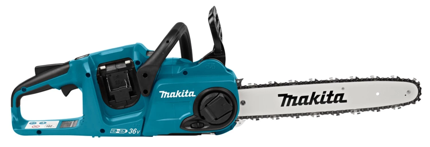 Makita Kettingzaag op accu 350 mm 2x18/36 V blauw en zwart