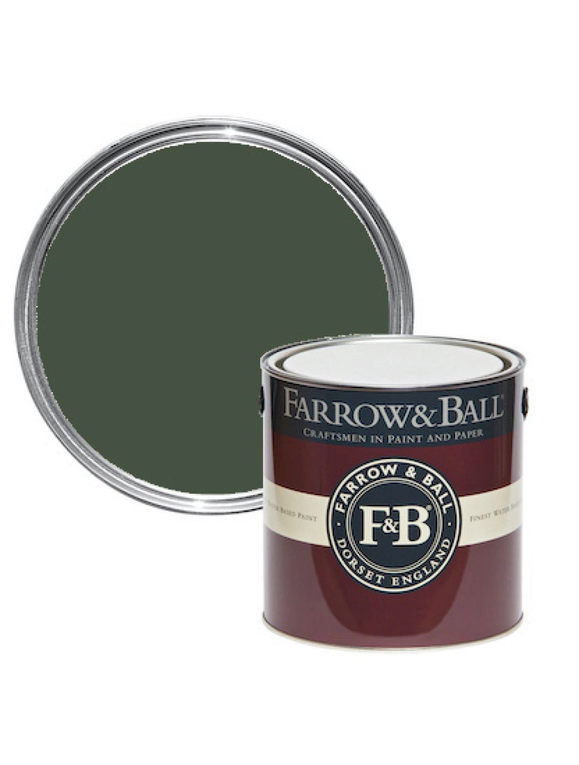 Farrow&Ball Dead Flat Minster Green No. 224 - 2,5L