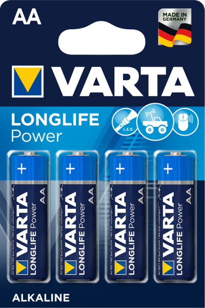 Varta LR6 (AA) Longlife Power AA Blister (4 St) - Detailed view of the product