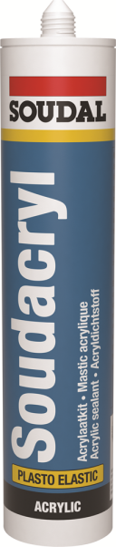 Soudal Soudacryl Basis Acrylaatkit - Wit - 310ml - Detailed view of the product