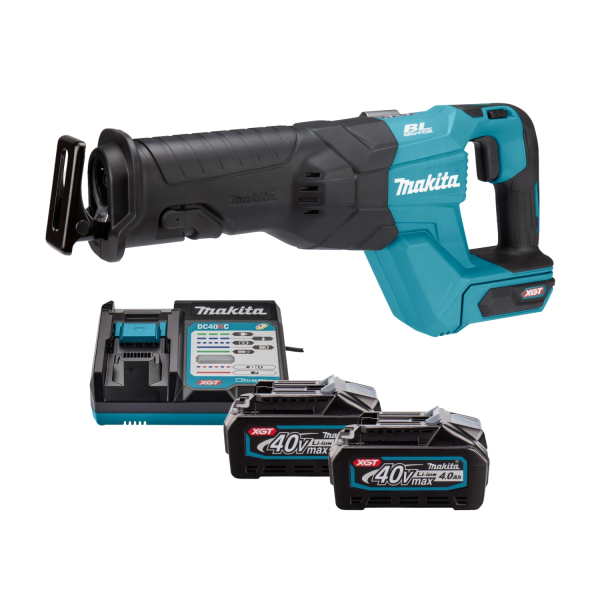 Makita JR001GM201 XGT 40V Max Li-Ion Accu Reciprozaag Set (2x 4,0Ah) - Koolborstelloos