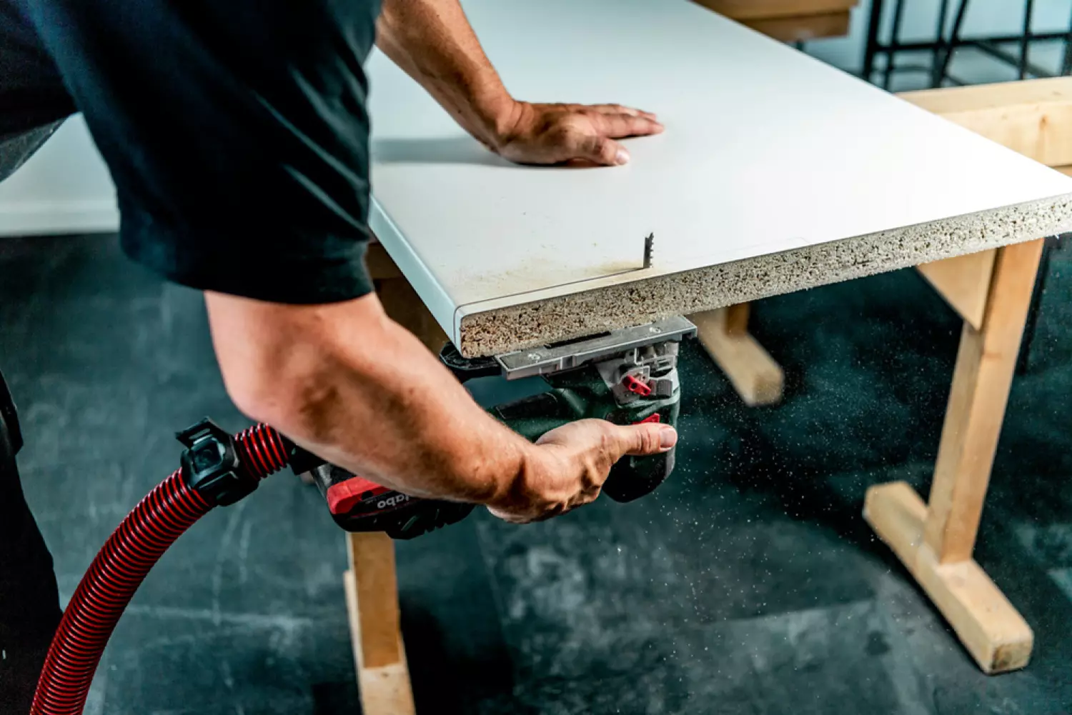 Metabo STAB 18 LTX 150 BL 18V Li-ion Accu Decoupeerzaag Body In MetaBox - D-greep thumbnail 3