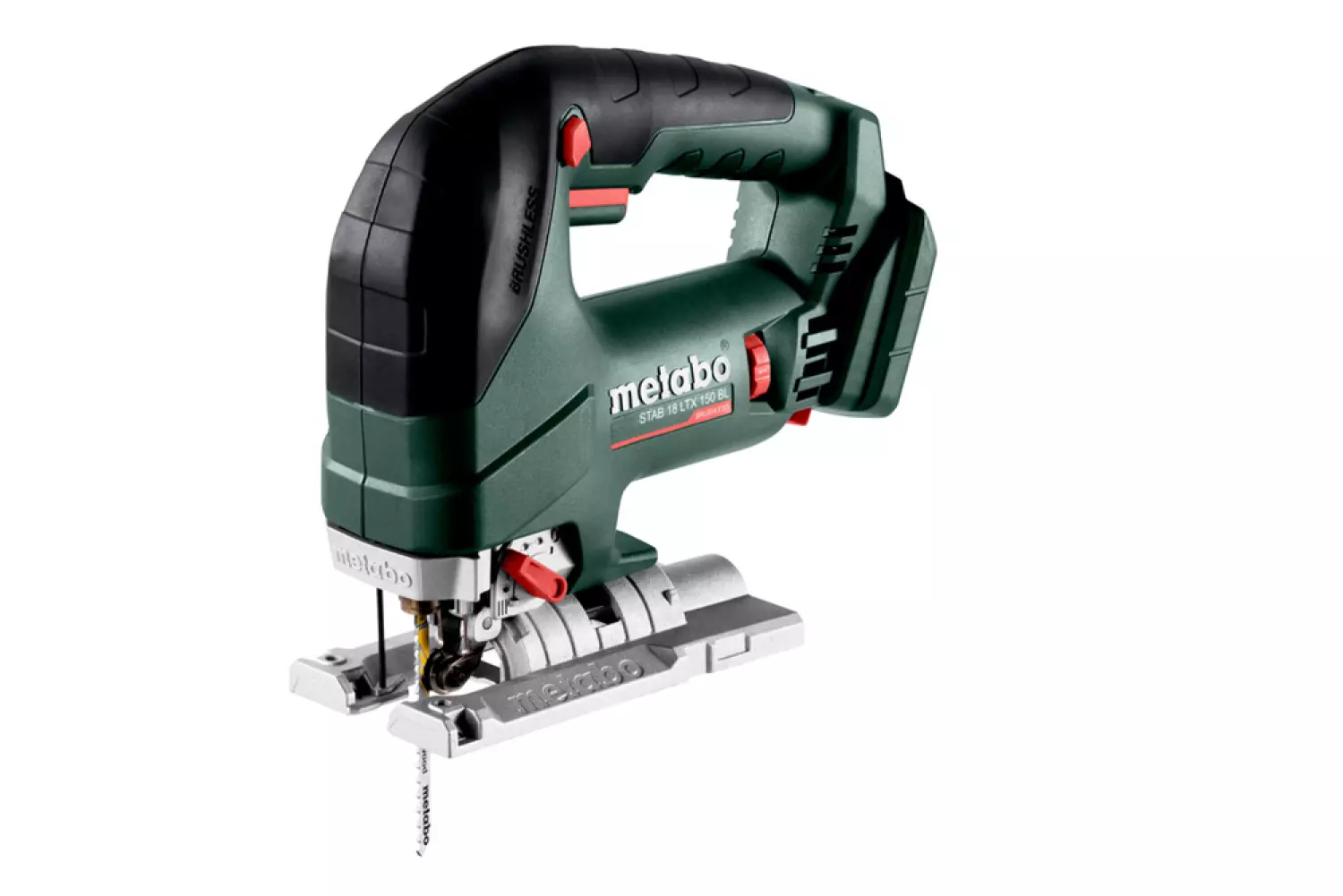 Metabo STAB 18 LTX 150 BL 601503840 Accu-decoupeerzaag Zonder accu, Zonder lader 18 V Aantal meegeleverde accu's: 0