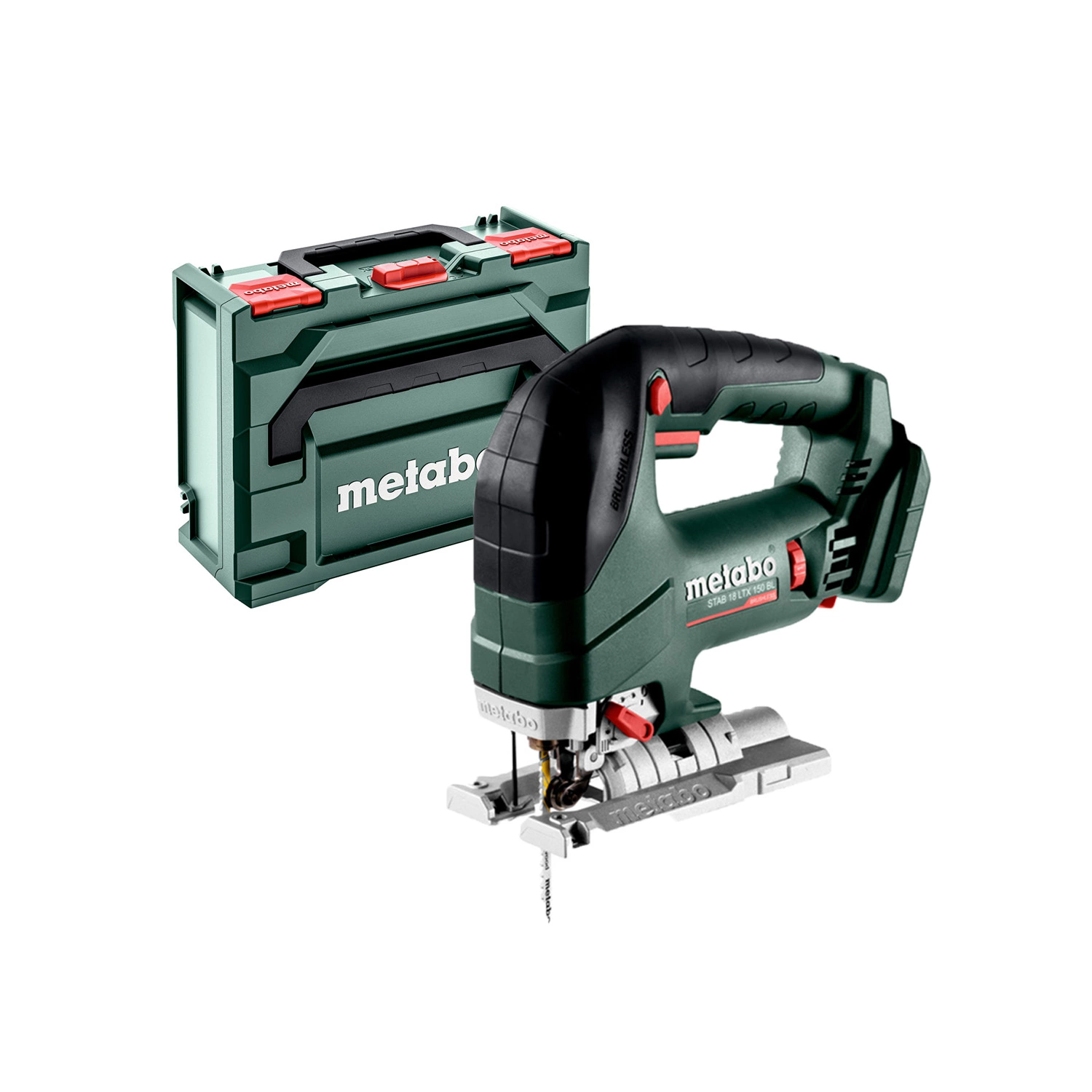 Metabo STAB 18 LTX 150 BL 18V Li-ion Accu Decoupeerzaag Body In MetaBox - D-greep