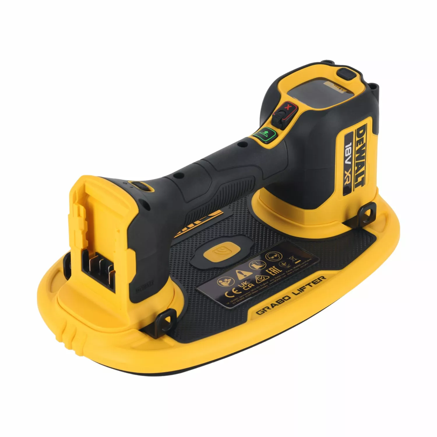 DeWALT DCE590N 18V Li-ion Accu Vacuüm Tegeldrager Body - 120kg thumbnail 3