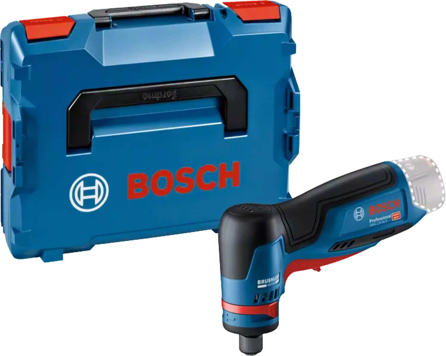 Bosch GWG 12V-50 S 12V Accu Rechte Slijper Body In L-Boxx