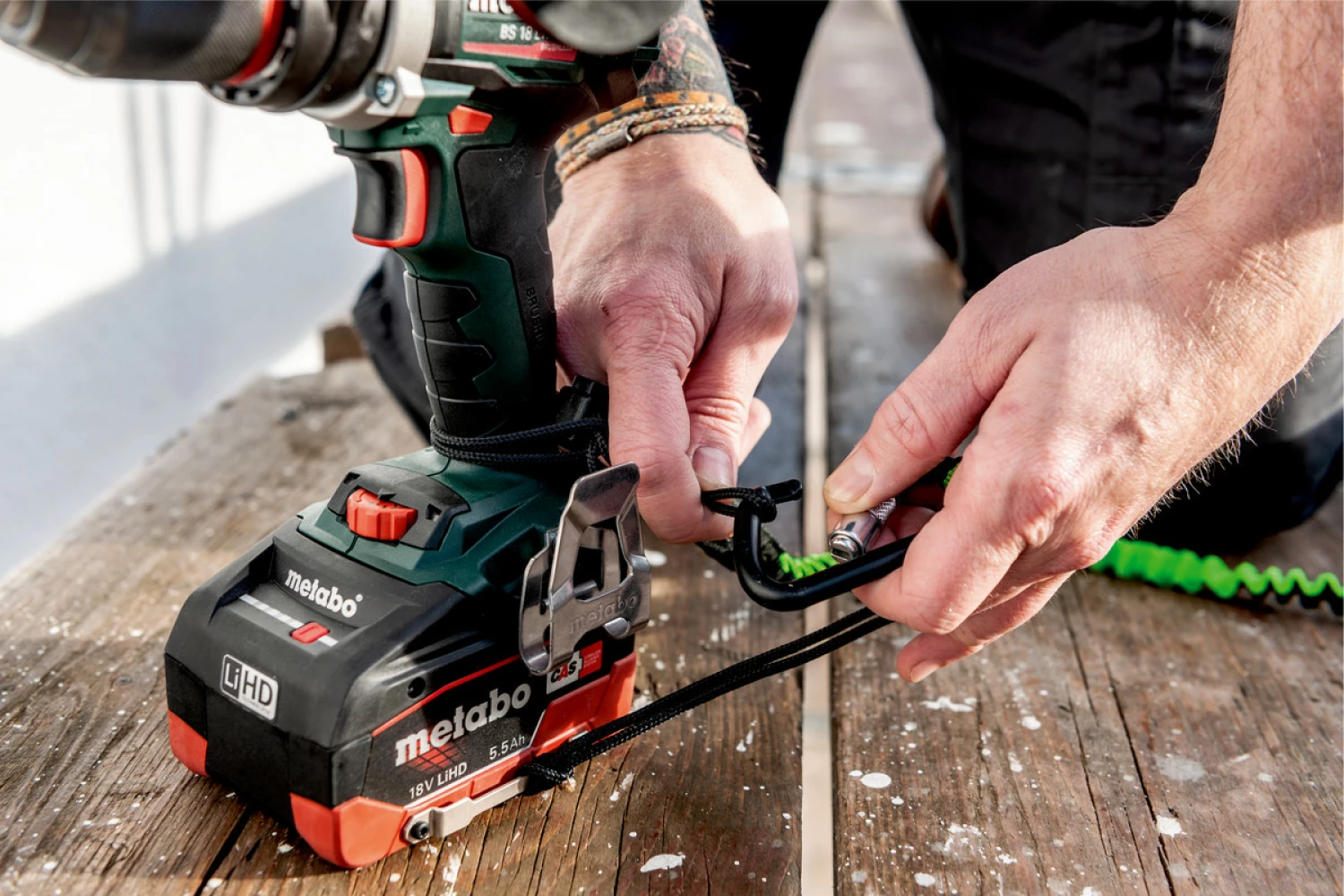 Metabo 624990000 LiHD Accu-pack 18 V - 5.5 Ah Met Veiligheidskoppeling thumbnail 4